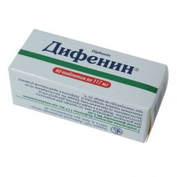 Дифенин (Фенитоин) таблетки 117мг №60 в Ярославле и области фото
