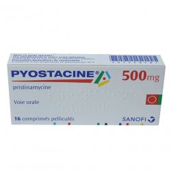 Пиостацин (Пристинамицин) таблетки 500мг №16 в Ярославле и области фото